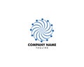 Community People Vector Logo Design Elements Royalty Free Stock Photo