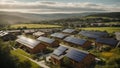 A community powered entirely by solar panels