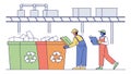 Community Recycling Program, Promoting Environmental Stewardship, vector design Generative AI Royalty Free Stock Photo