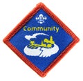 Community - Scout activity badge Royalty Free Stock Photo