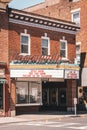 Community Theatre sign, Catskill, New York