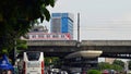 Commuter Line or electric train in Jakarta, Indonesia