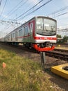 commuter line train series in Indonesia