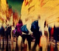 Commuter People Rush Hour Busy City Concept Royalty Free Stock Photo