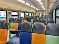 Commuter Train in Russia Royalty Free Stock Photo