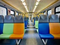 Commuter Train in Russia Royalty Free Stock Photo