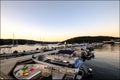 Commuter wharf Pittwater Sydney Australia Royalty Free Stock Photo