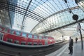 Commuters in Berlin railway station