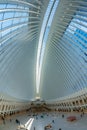 Commuters at the One World Trade Center Transportation Hub, Manhattan, New York, USA Royalty Free Stock Photo