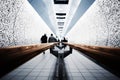 Commuters in the Tube