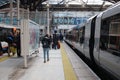 One of the nicest stations in London, Liverpool street train station, Uk Royalty Free Stock Photo