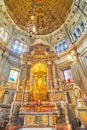 Altar of Crucifix, Santa Maria Assunta Cathedral, on March 20 in Como, Italy Royalty Free Stock Photo