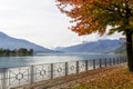 Como lake in autumn Royalty Free Stock Photo