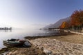 Como lake in autumn Royalty Free Stock Photo