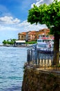 Como lake Bellagio town in Lombardy, Milan, Italy Royalty Free Stock Photo