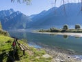 Como lake in dascio italy