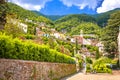 Como lake idyllic village of Moltrasio view