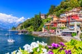 Como lake. Varenna, Italy Royalty Free Stock Photo