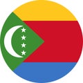 Comoros Flag illustration vector eps