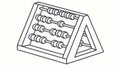 Compact Abacus Outline for Learning and Calculation Vector, vector design Generative AI Royalty Free Stock Photo