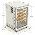 Compact bread proofer box PNG Royalty Free Stock Photo