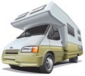 Compact camper Royalty Free Stock Photo