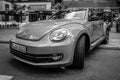 Compact car Volkswagen Beetle Cabriolet, 2016 Royalty Free Stock Photo