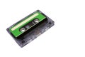 Compact Cassette isolated on white. Front right Royalty Free Stock Photo