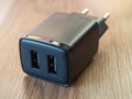 Compact charger with supports dual USB-A ports 10.5W output