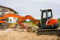 Compact Crawler Excavator Royalty Free Stock Photo