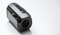 Compact Digital Camcorder on a White Background Royalty Free Stock Photo