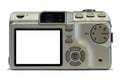 Compact digital camera, empty display Royalty Free Stock Photo