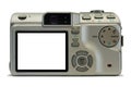 Compact digital camera, empty display