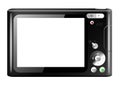 Compact digital camera isolated Royalty Free Stock Photo