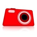 Compact digital photo camera Royalty Free Stock Photo