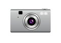 Compact digital photo camera Royalty Free Stock Photo