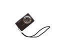 Compact digital photo camera isolate white background Royalty Free Stock Photo