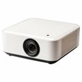 compact digital projector with lens and control buttons Royalty Free Stock Photo