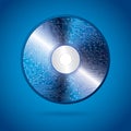 Compact disc design Royalty Free Stock Photo