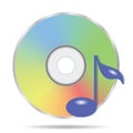Compact disc icon Royalty Free Stock Photo