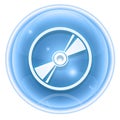 Compact Disc icon ice Royalty Free Stock Photo