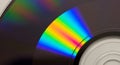 Compact disc rainbow spectrum reflection Royalty Free Stock Photo