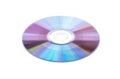 Compact disc on white background Royalty Free Stock Photo