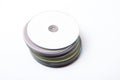 Compact discs in a pile Royalty Free Stock Photo