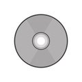 Compact disk audio device icon Royalty Free Stock Photo