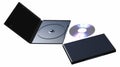 Compact disk and case Royalty Free Stock Photo