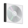 Compact disk CD DVD icon for disk drive in personal computer Royalty Free Stock Photo