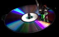 Compact disk concept Royalty Free Stock Photo