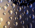 Compact Disk with water drops on it Royalty Free Stock Photo