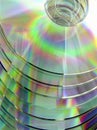 The compact disks Royalty Free Stock Photo